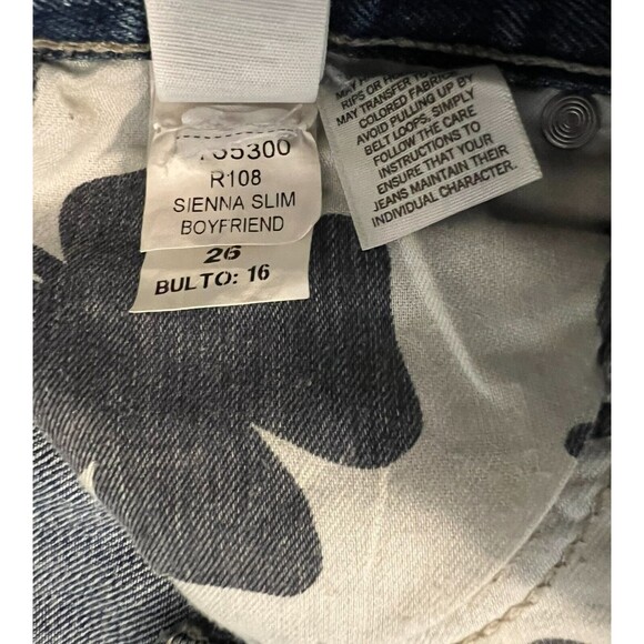 Lucky Brand Jeans Women's 2/26 Sienna Slim Boyfriend Distressed Button-Fly - Picture 16 of 16